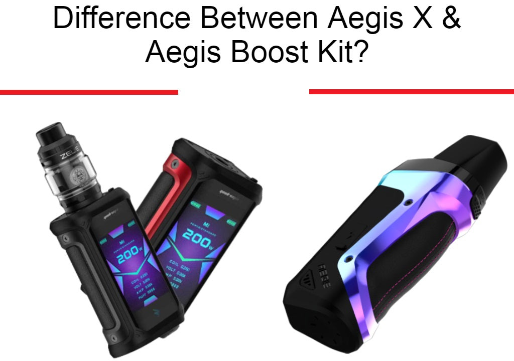 Difference Between aegis x & aegis boost kit